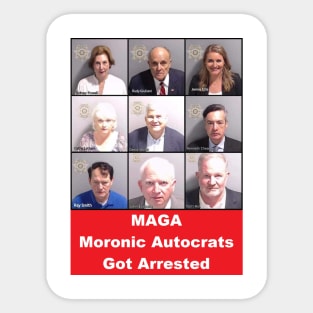 MAGA Mugshots Sticker